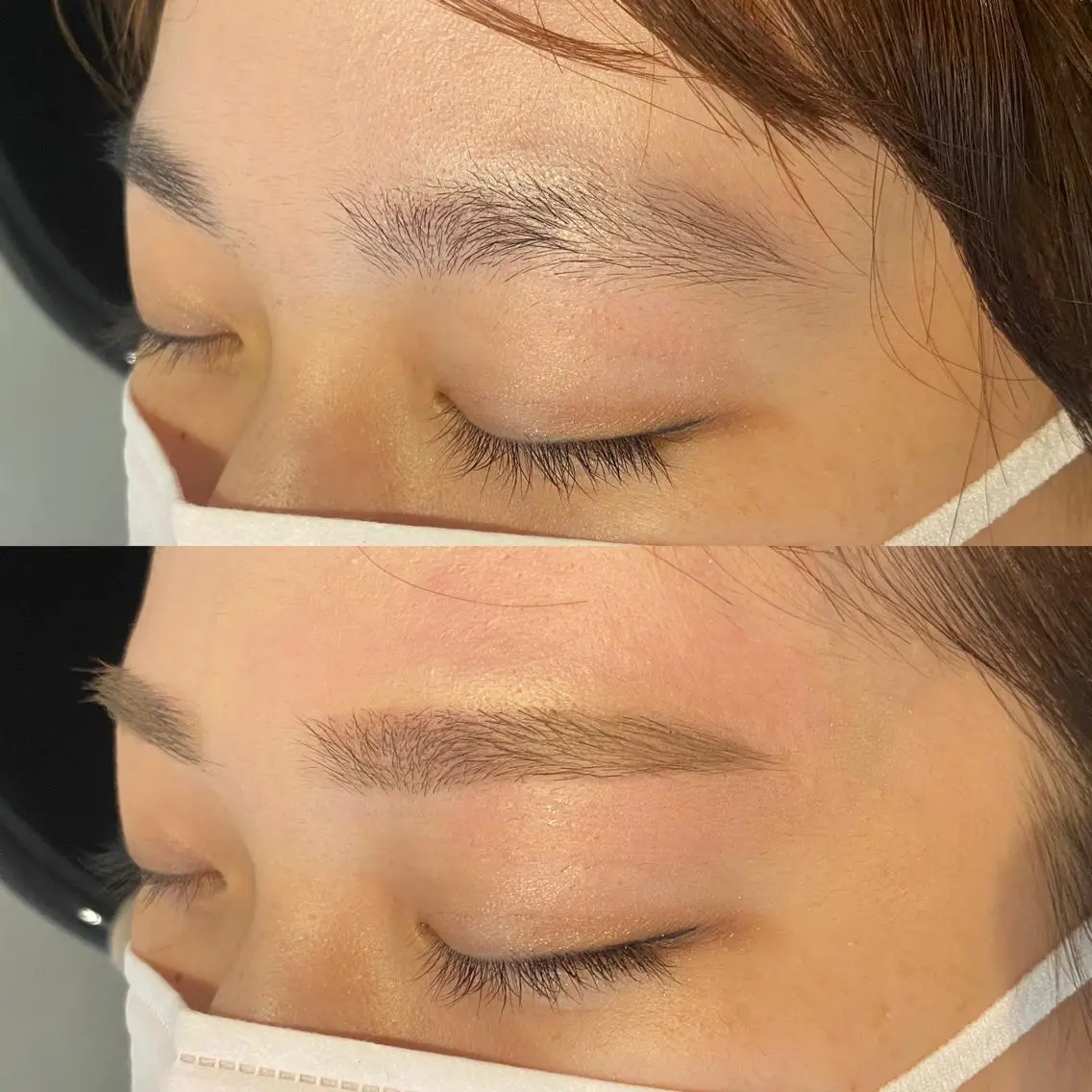 アイブロウ ワックス脱毛 眉カット pep natsumiのヘアスタイル