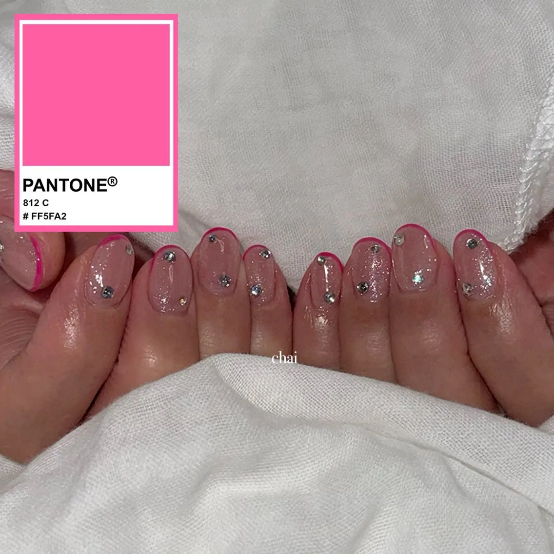 ネイル ピンク ハンドネイル chai nail + eye📍鶴橋のネイルデザイン