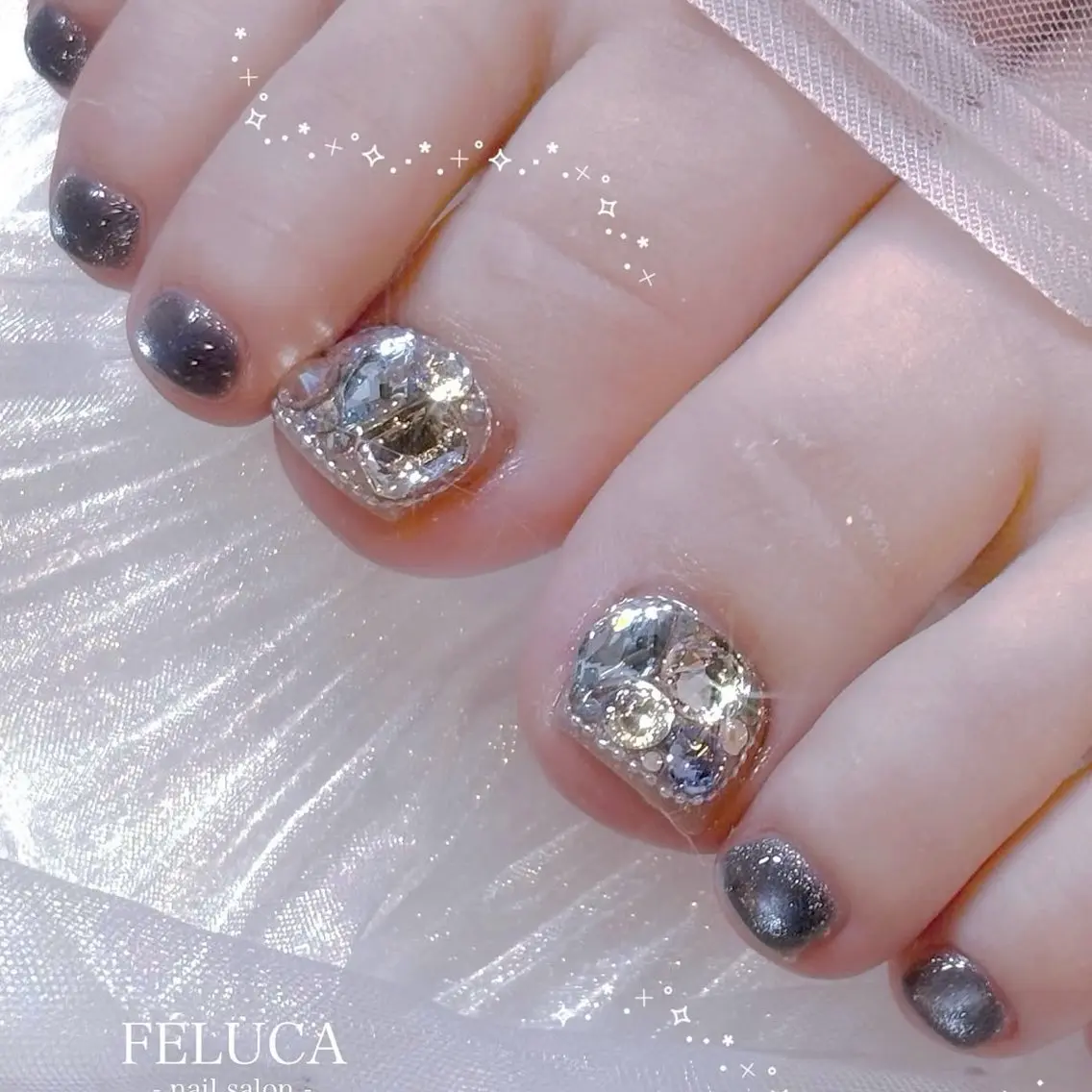 ネイル フットネイル FELUCA Shioriのネイルデザイン