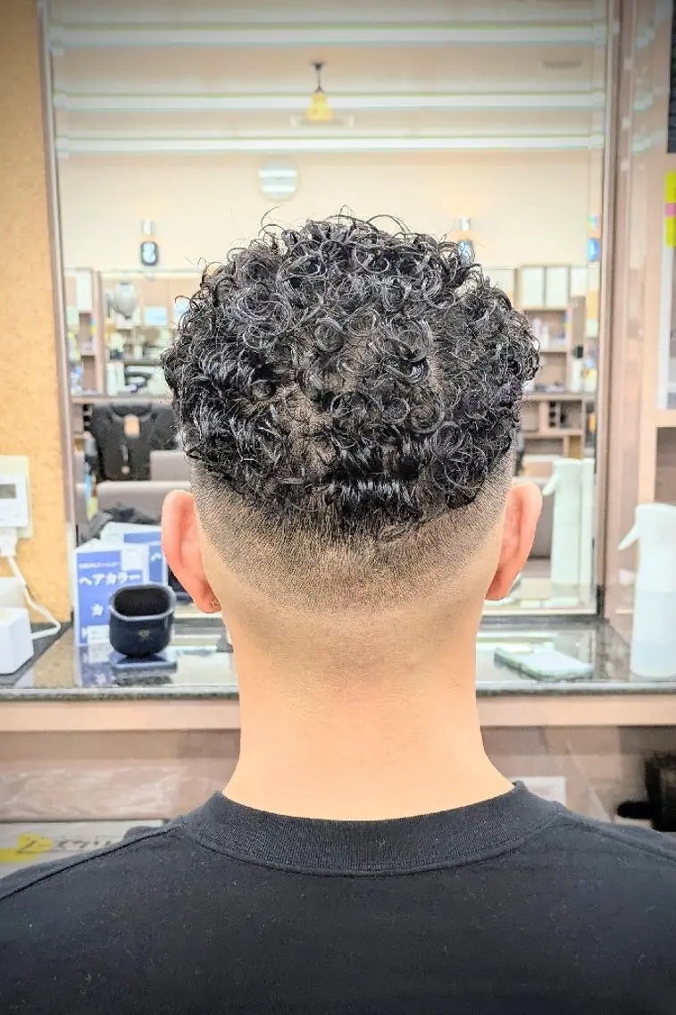 ショート パーマ 理容プラージュ燕三条 福井のヘアスタイル