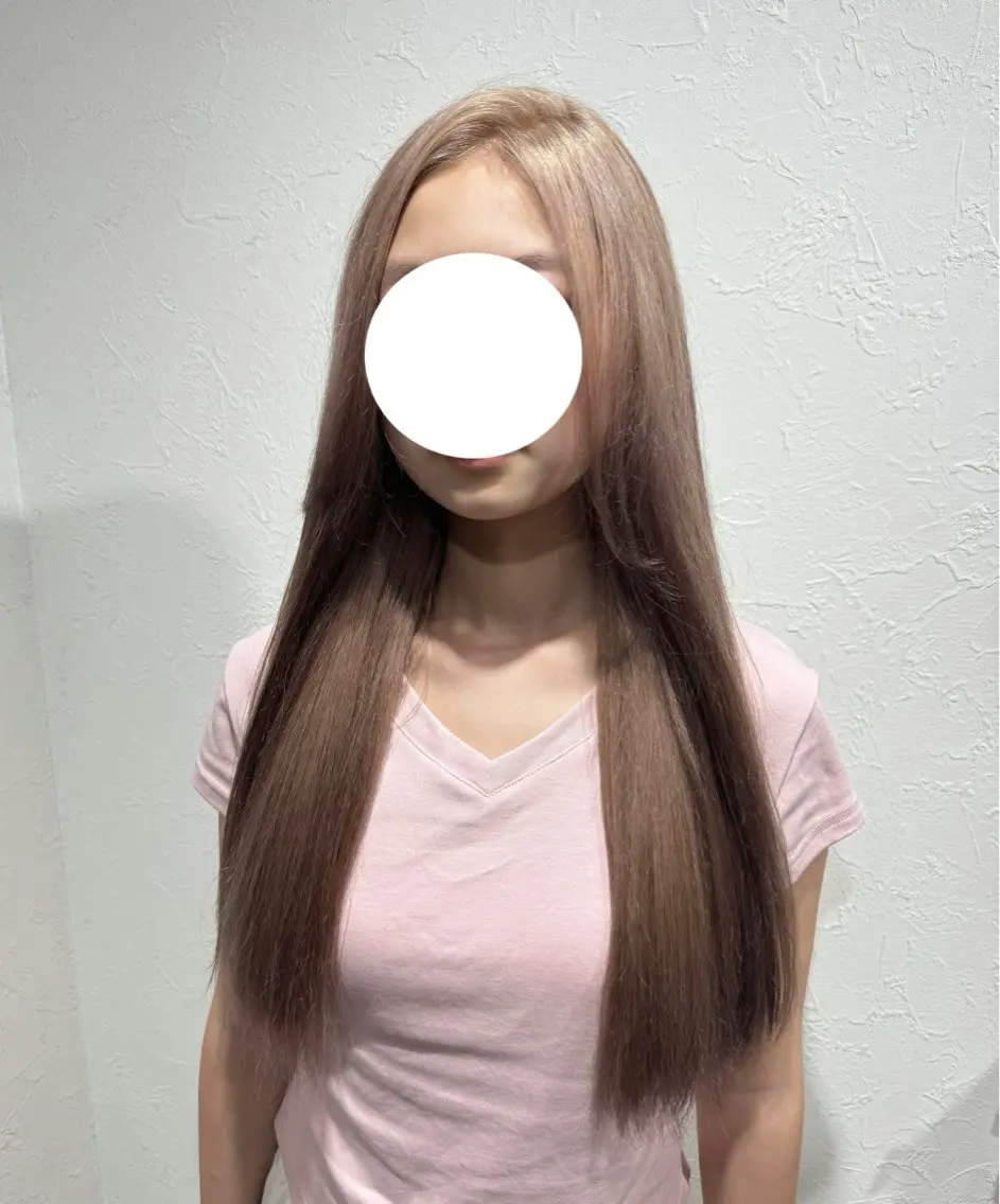 ロング カラー ヘアカラー ハイトーン/レイヤー /艶カラー🎀のヘアスタイル