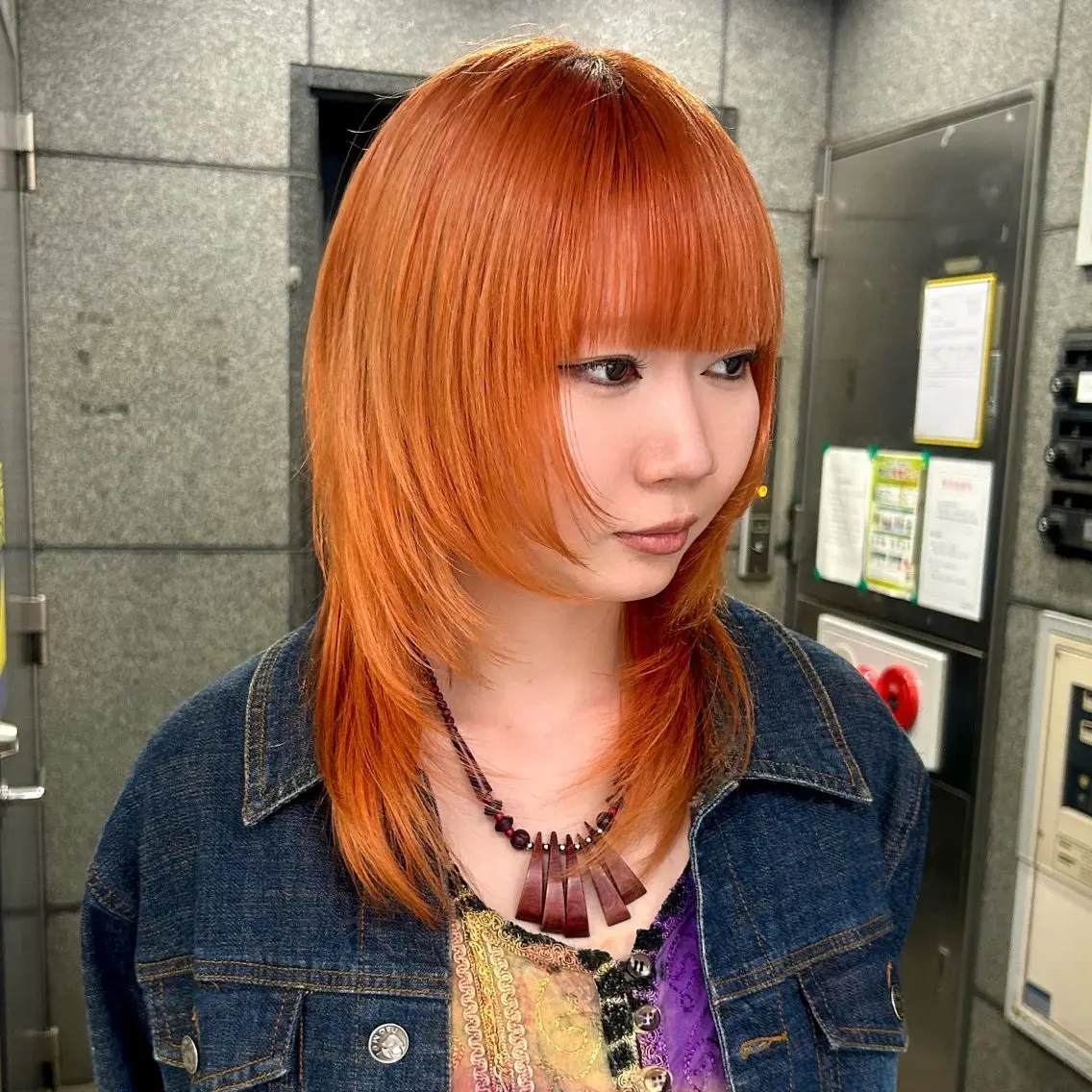ミディアム カラー ヘアカラー トリートメント 横浜カラー/ブリーチ SAKI💫のヘアスタイル