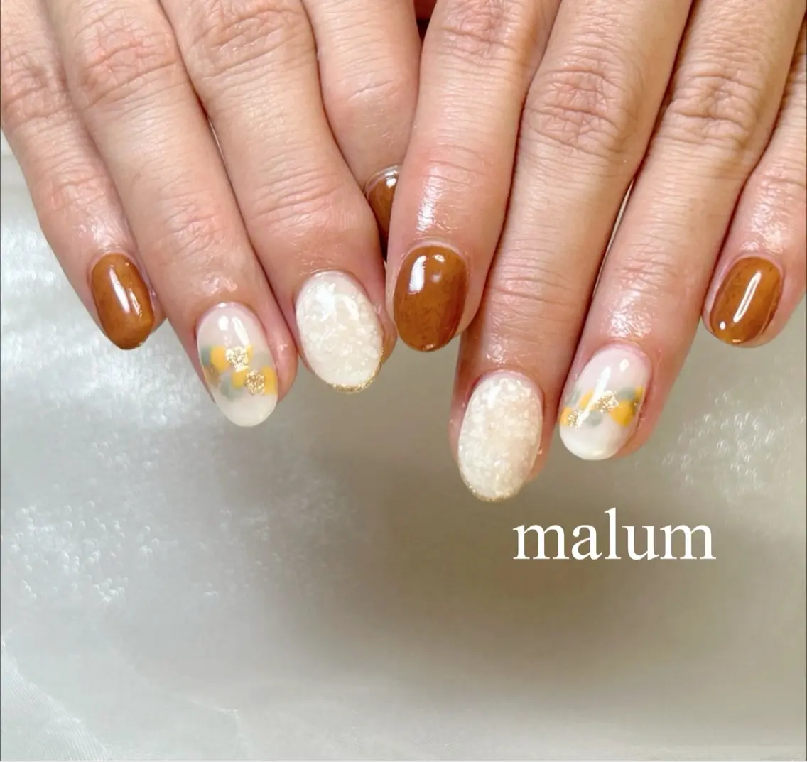 ネイル ハンドネイル malum nailのネイルデザイン