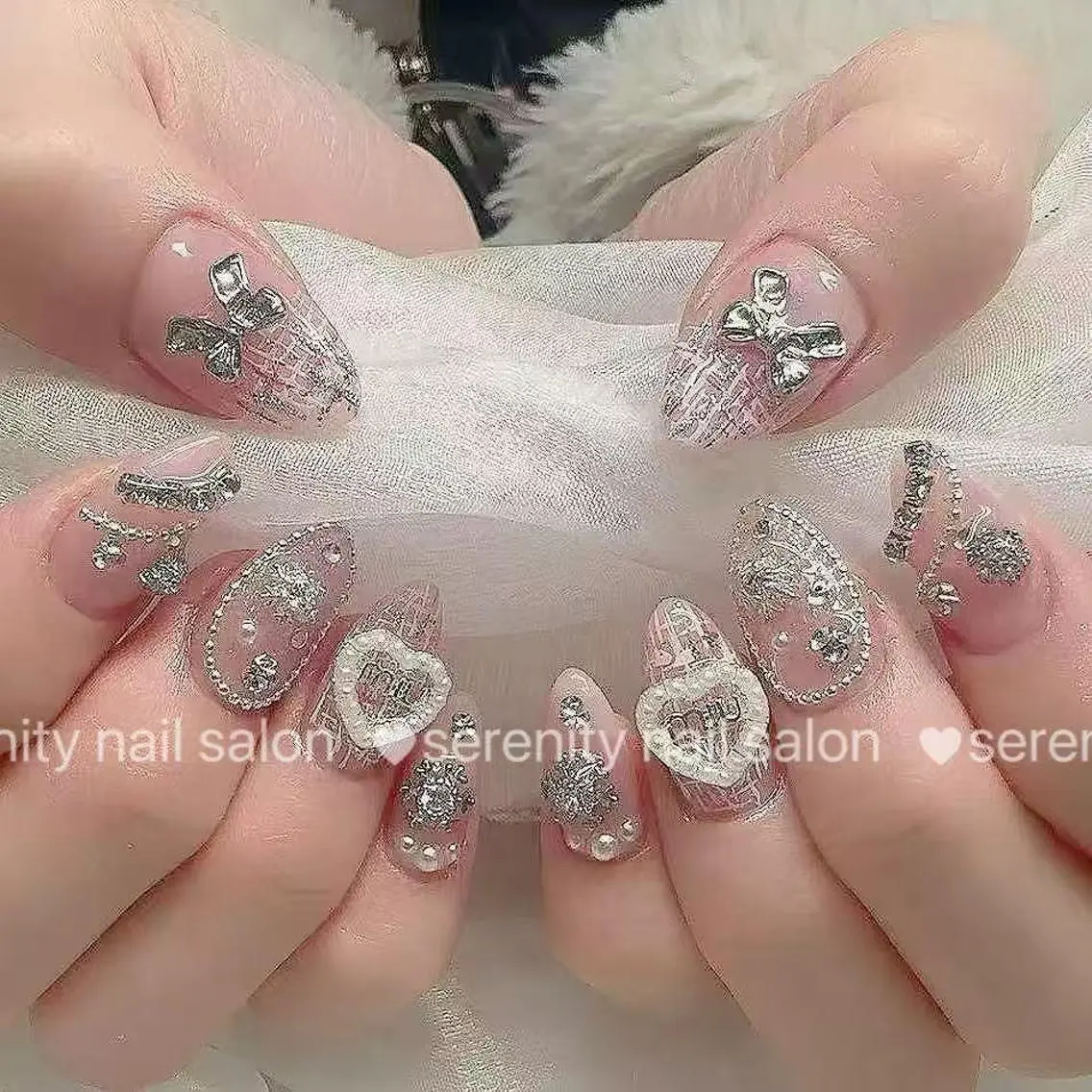 ネイル 長さ出し 持ち込み ワンホンネイル ハンドネイル ハンドケア ✨Serenity Nail salonのネイルデザイン