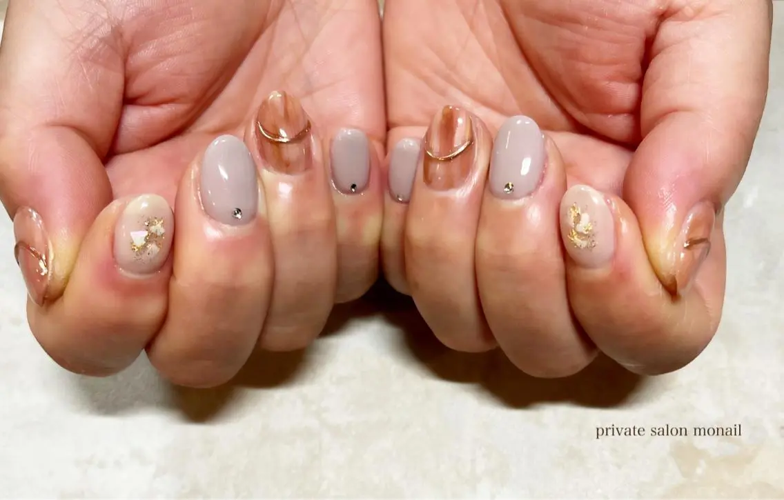 ネイル ハンドネイル nail salon monailのネイルデザイン