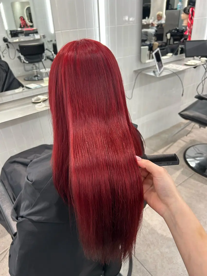 ロング ヘアカラー sera 🎀ベージュのヘアスタイル
