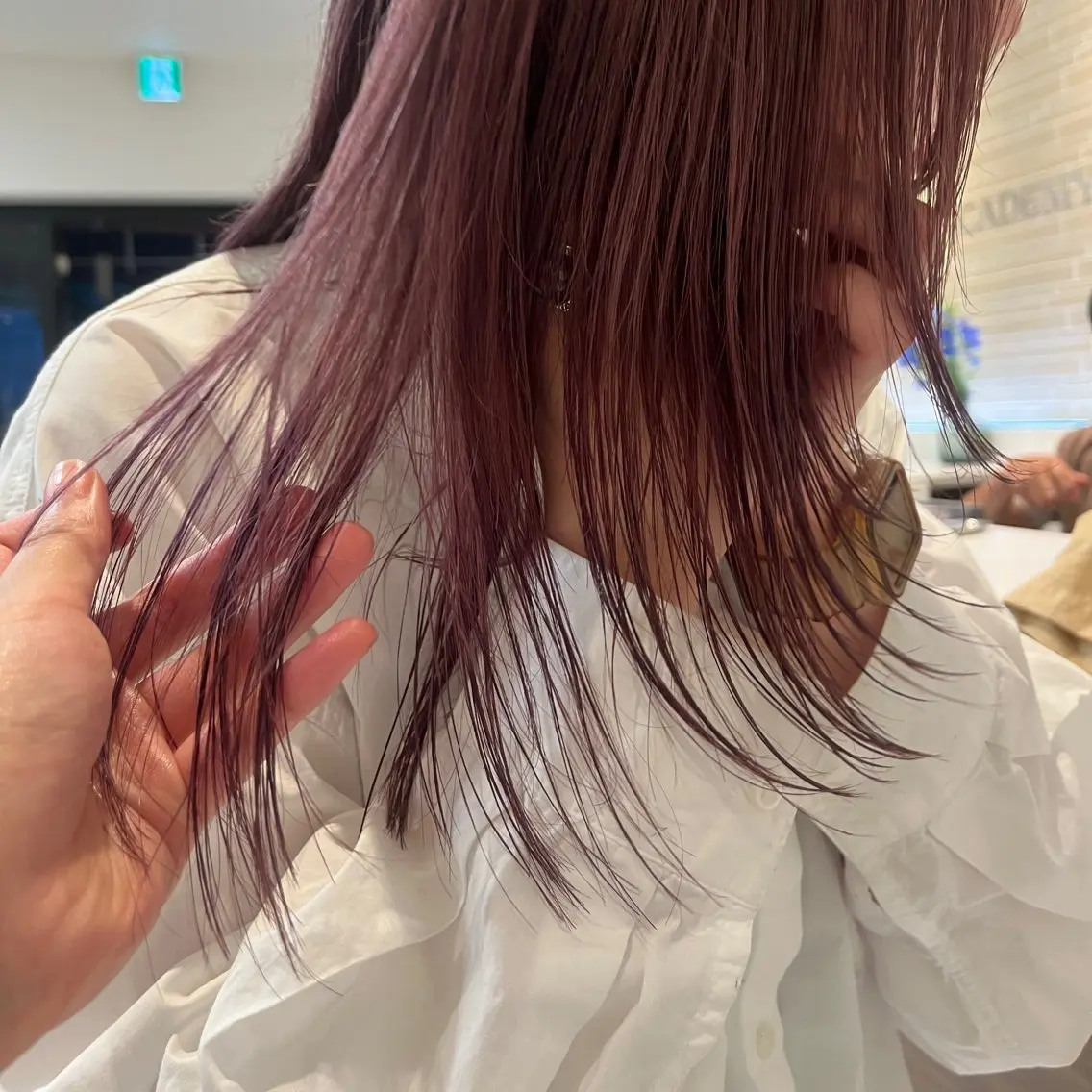 カラー ブリーチ デザインカラー mellow NANAのヘアスタイル