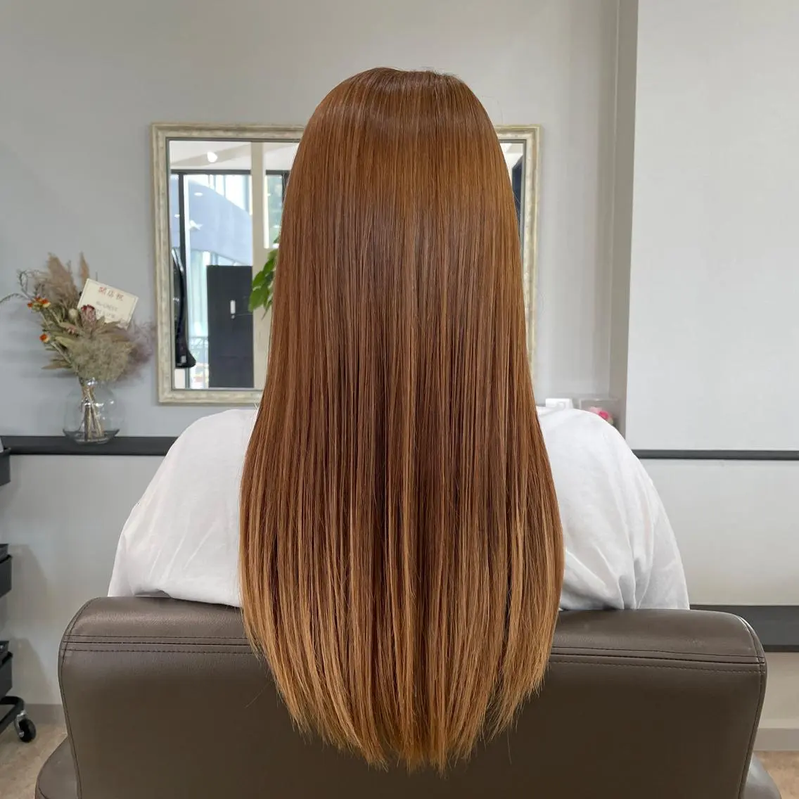 ロング 髪質改善 トリートメント 西尾美容室libuR Ryokaのヘアスタイル