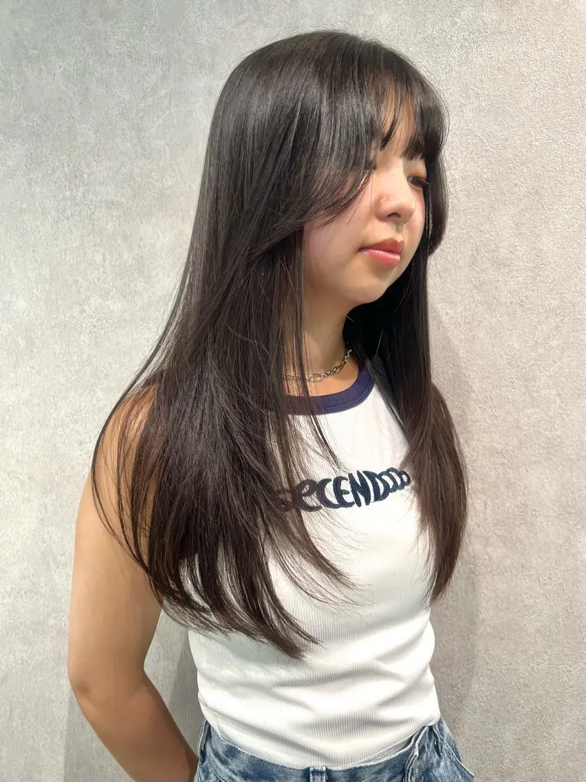 ロング 韓国風ヘア レイヤーカット カット サトウミノリ韓国ヘア 韓国メンズヘアのヘアスタイル
