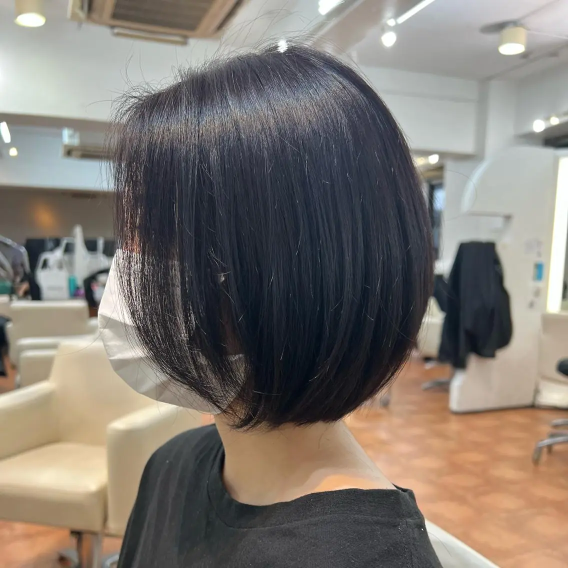 ショート ショートボブ ボブ ショートヘア ピンクカラー/ ブリーチなしRINAのヘアスタイル