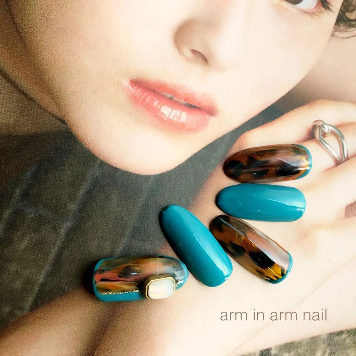 ネイル arm in arm ︎✿Yamamotoのマツエク・マツパデザイン
