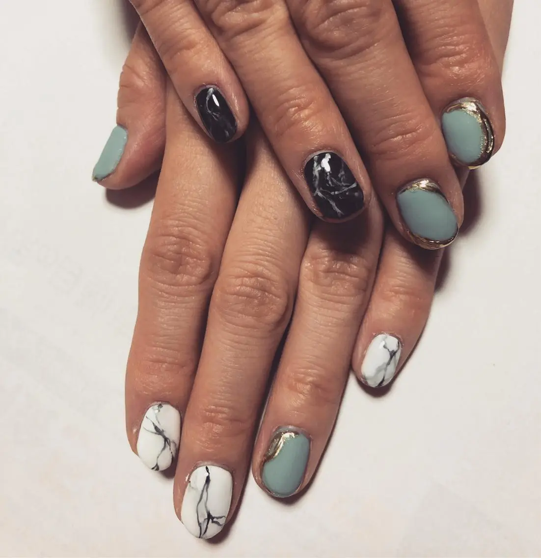 ネイル アートネイル ジェルネイル 大理石ネイル(マーブル) YOUTH natsumiのネイルデザイン