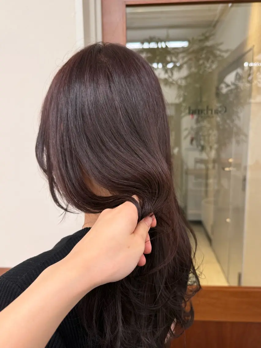 ミディアム ヘアカラー Meguro/海外風 /艶カラー⭐️のヘアスタイル