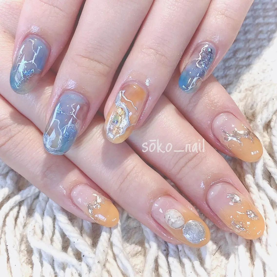 ネイル ハンドネイル megu  / sōko nailのネイルデザイン