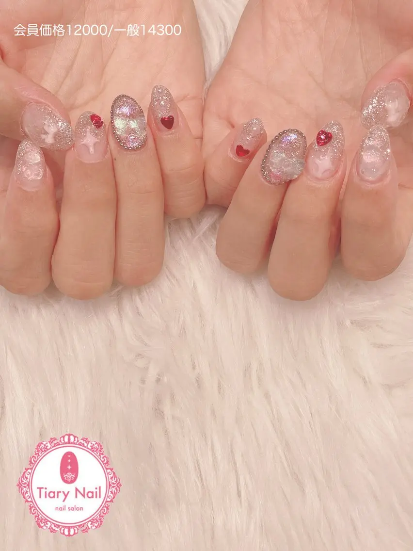 ハンド🩵持ち込みデザイン【オフ込み】👉🏻¥12000 🎨色変更OK✨️の写真