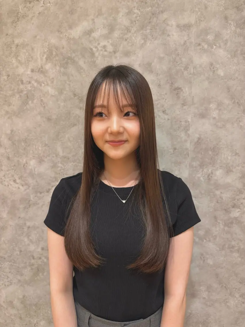 ロング カラー 髪質改善 トリートメント カット ヘアカラー トリートメント CUTS 東尾道/ 市川聖也のヘアスタイル