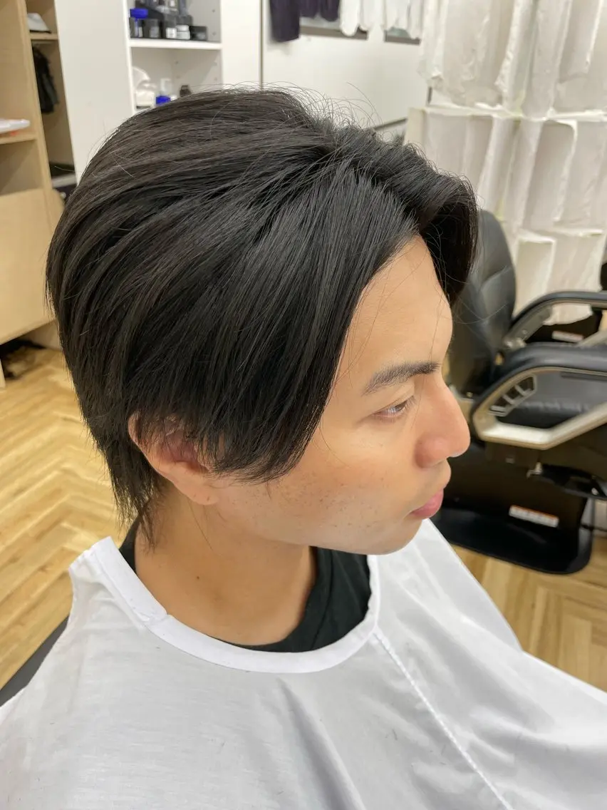 カット➕ストレートパーマの写真