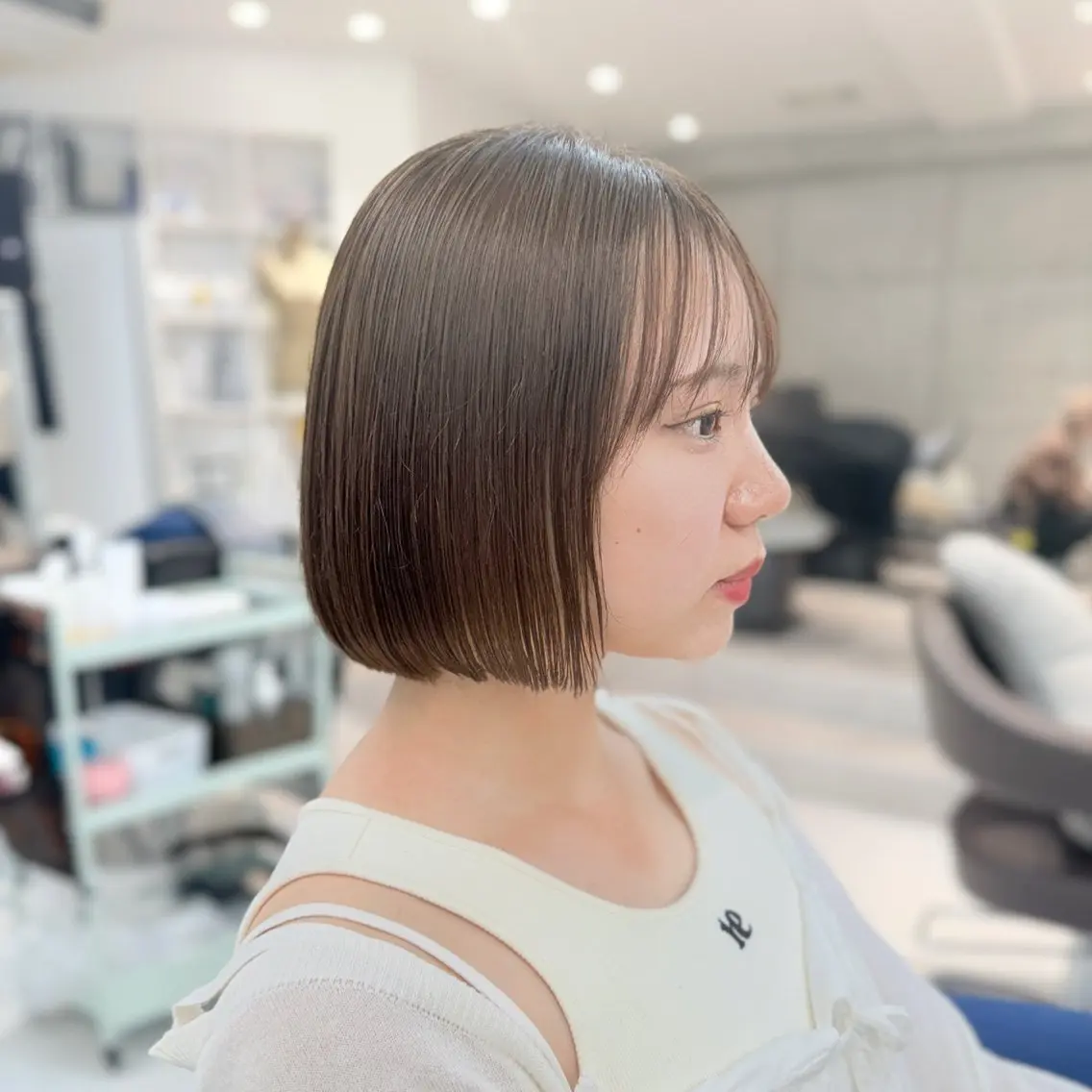 ショート カラー ショートボブ ボブ 似合わせカット ショートヘア 新越谷HATTORI 似合わせカットカラーのヘアスタイル