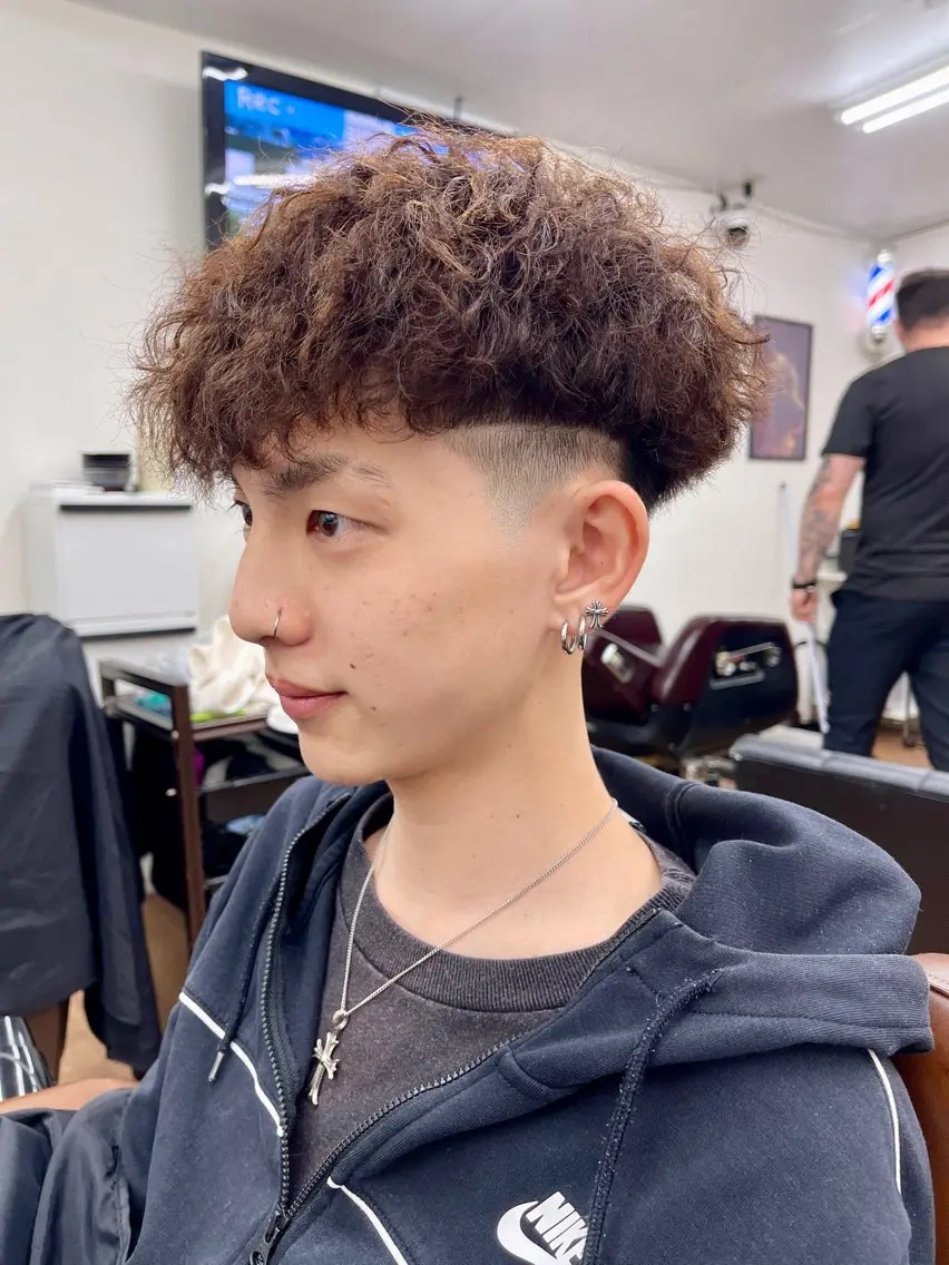 パーマ スパイラルパーマ 女性理容師 黒岩　さちのヘアスタイル