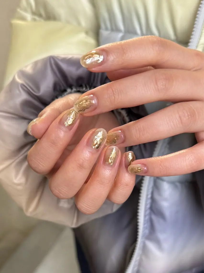ネイル キラキラネイル 春ネイル 濵田 実沙/Manonのネイルデザイン