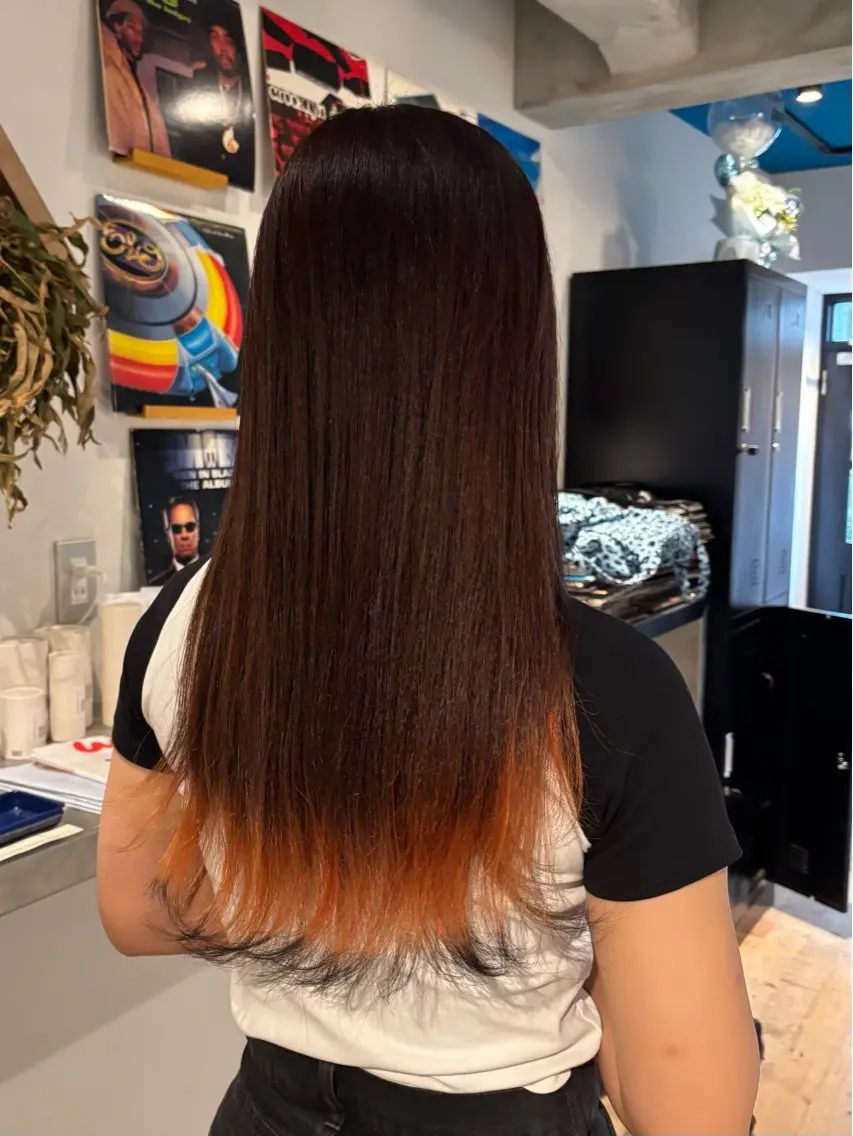 ロング カラー 狐カラー tender🐬 まゆかのヘアスタイル