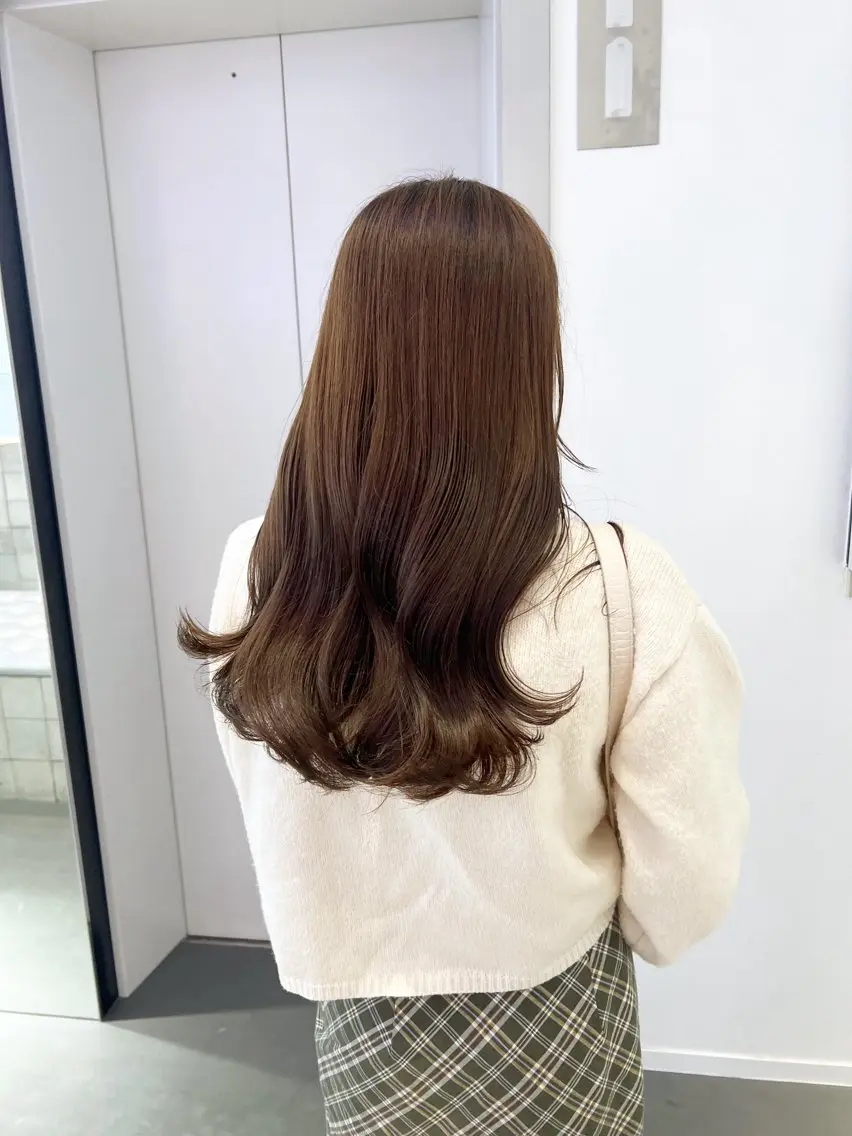 カラー ヘアアレンジ ブラウンカラー モカブラウン カット ヘアカラー トリートメント ヘアセット 天神レイヤーカット No.1💖マユカのヘアスタイル