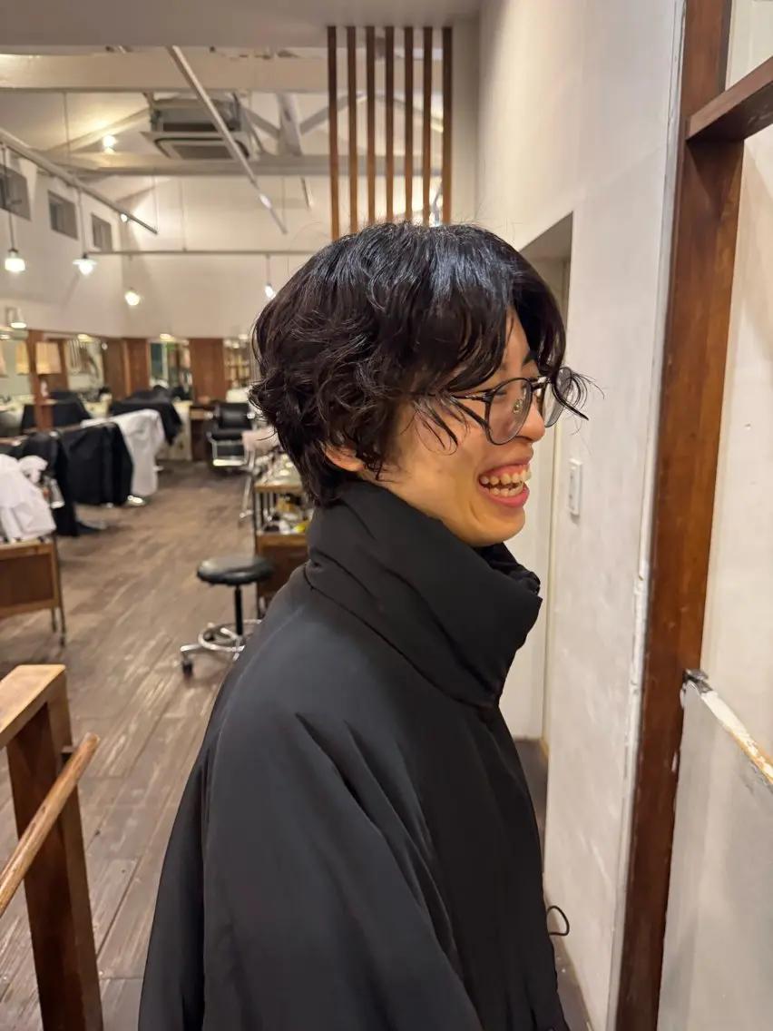 ショート カット パーマ MOK大阪梅田店 Asahiのヘアスタイル