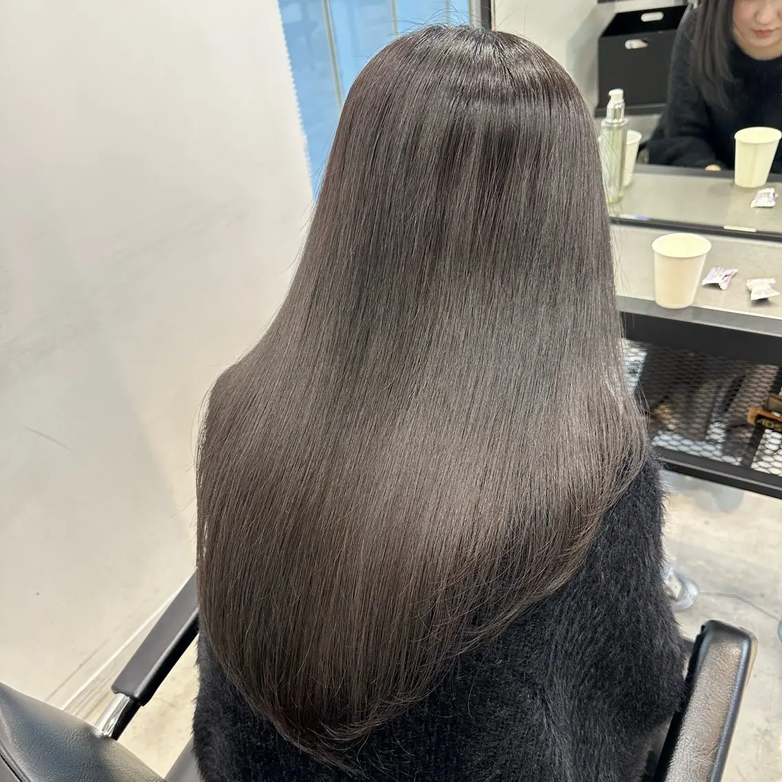 セミロング カラー パーマ ヘアアレンジ 暖色💖ツヤ髪💖 masae🌼のヘアスタイル
