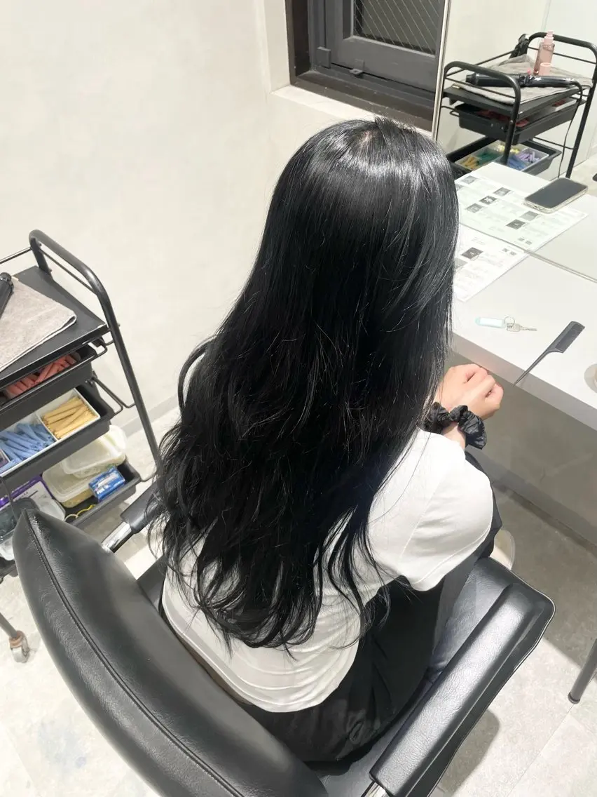 カラー 黒髪 西梅田 美容室/ 牛尾 剛のヘアスタイル
