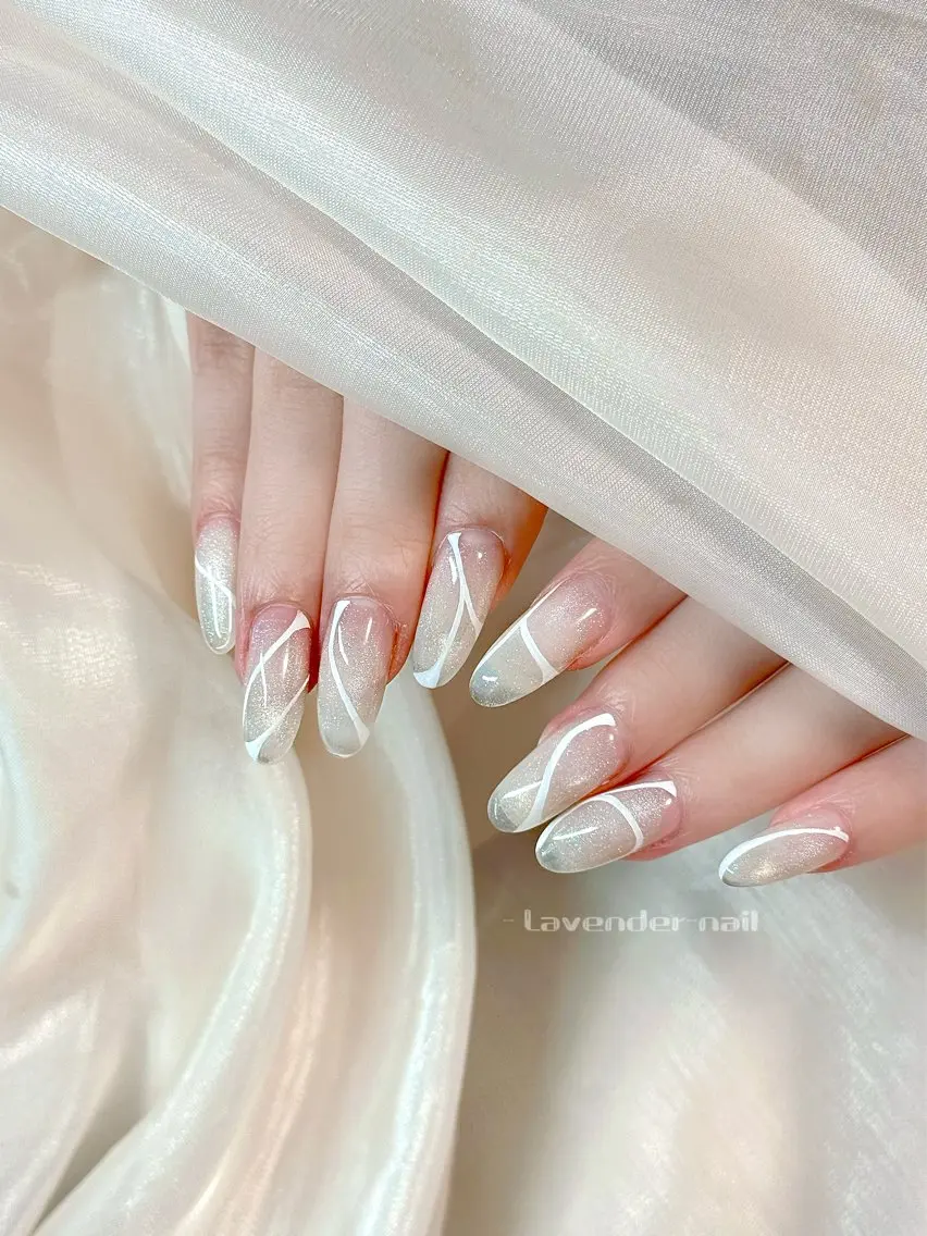 ネイル ハンドネイル Lavender nail·中島公園のネイルデザイン