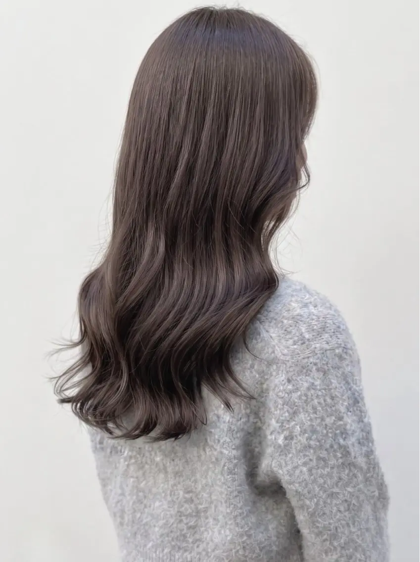 セミロング カラー kaho かほのヘアスタイル