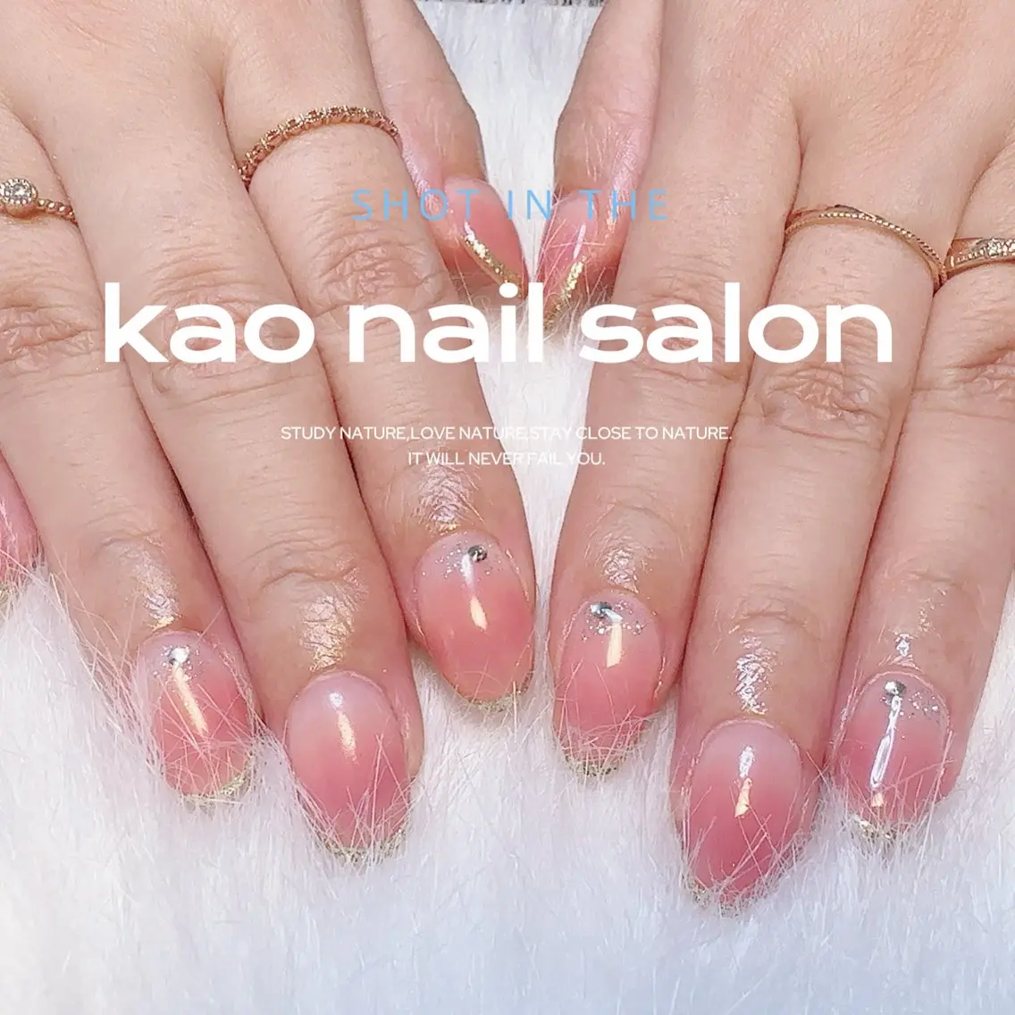 ネイル ハンドネイル kao  パラジェル スカルプ/長さだしのネイルデザイン