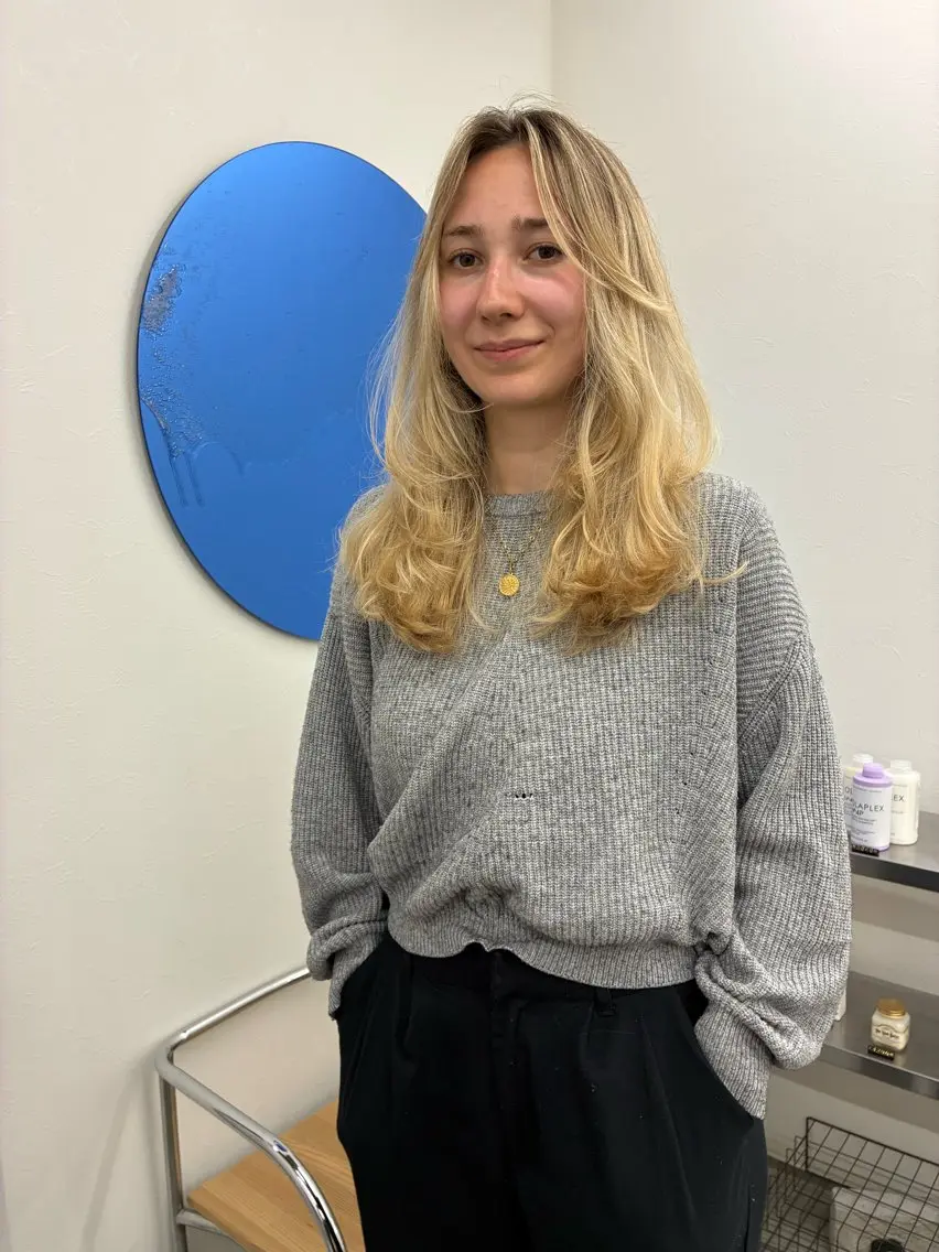 ロング カラー カット ヘアカラー KEPKA ヤマグチ 天神 今泉のヘアスタイル