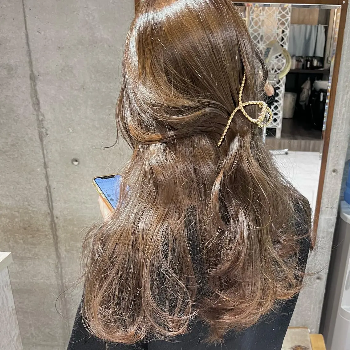 ロング カラー カット ヘアカラー トリートメント 堺 鳳 ママ美容師 yukariのヘアスタイル