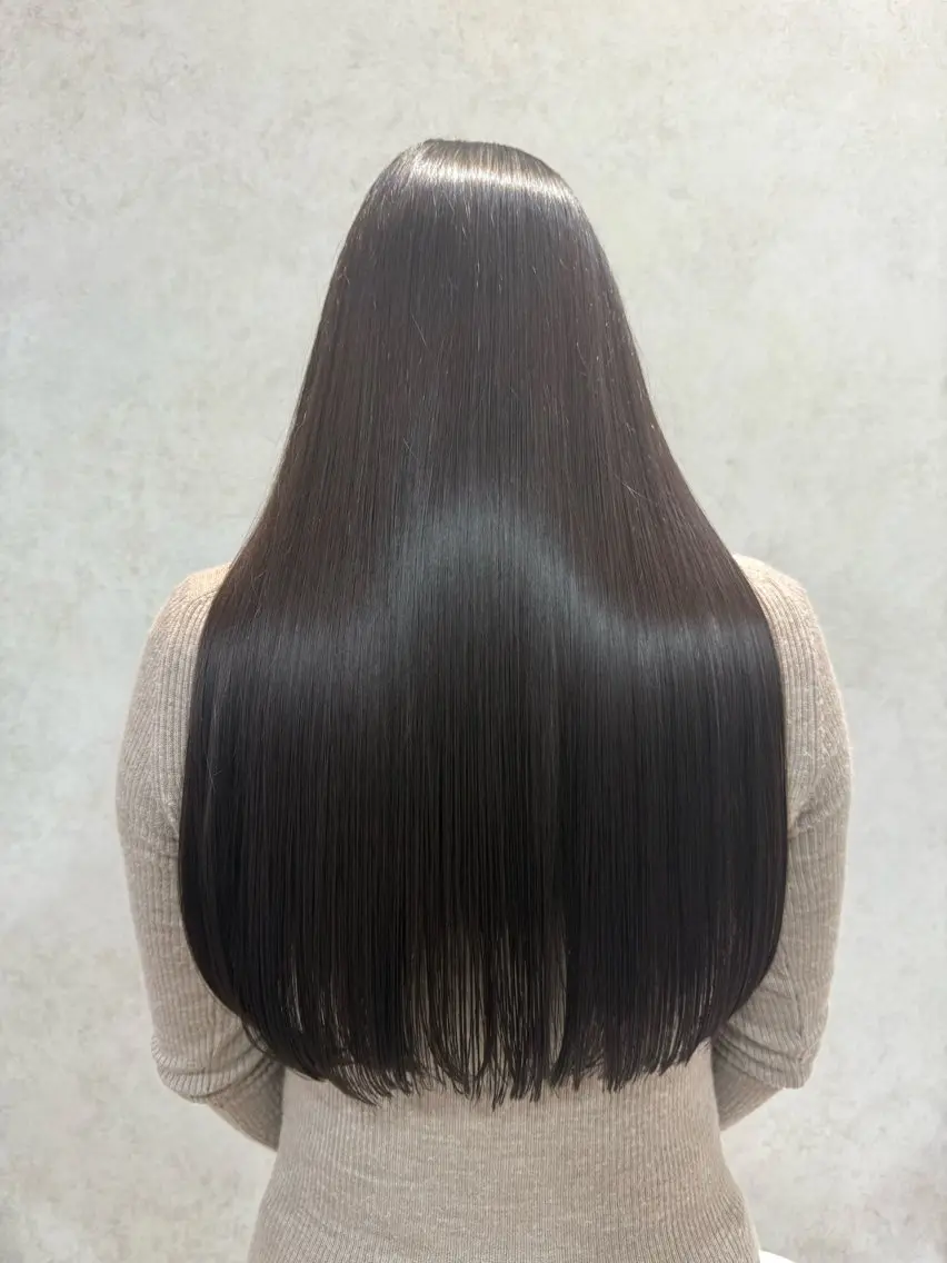 《平日限定》髪質改善ストレート(メンテナンスカット込)の写真