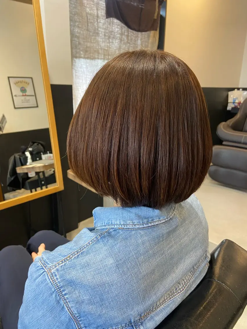 ショート ショートヘア 縮毛矯正 💫縮毛矯正/ カット💫徳永あい子のヘアスタイル
