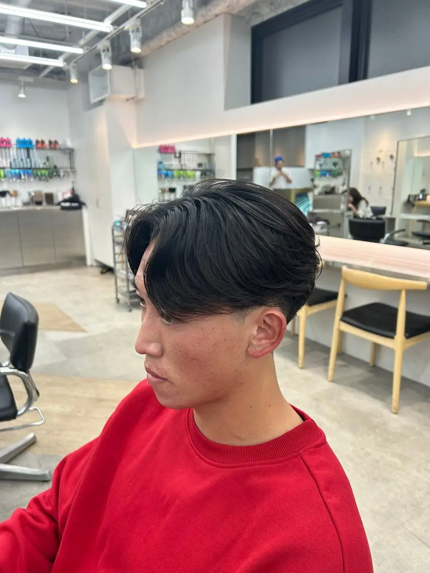 パーマ メンズ パーマ 中谷海里/フェザー パーマ/スパイキーのヘアスタイル