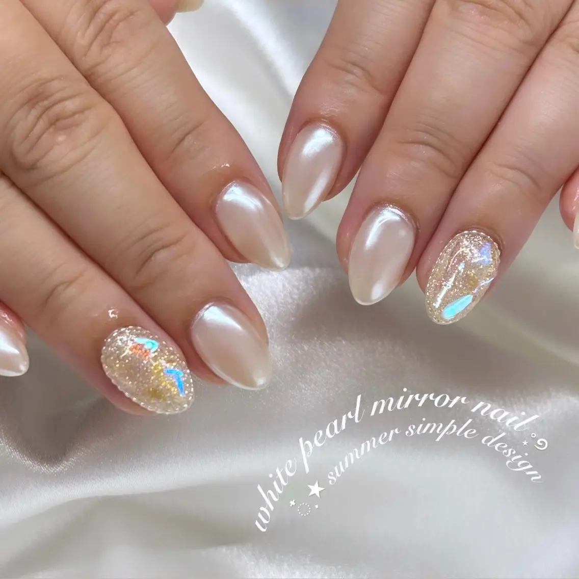 ネイル ハンドネイル Blanche mimi.u_aのネイルデザイン