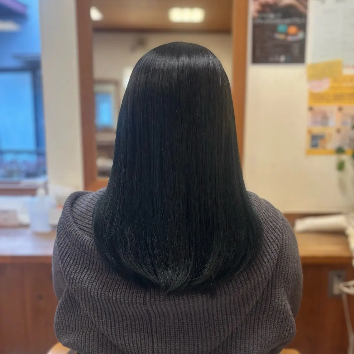カラー Beam 深澤のヘアスタイル