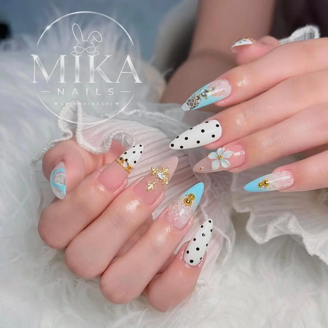 ネイル アートネイル チークネイル ドット フットネイル フレンチネイル ハンドネイル ちみ ちゃん mikaのネイルデザイン