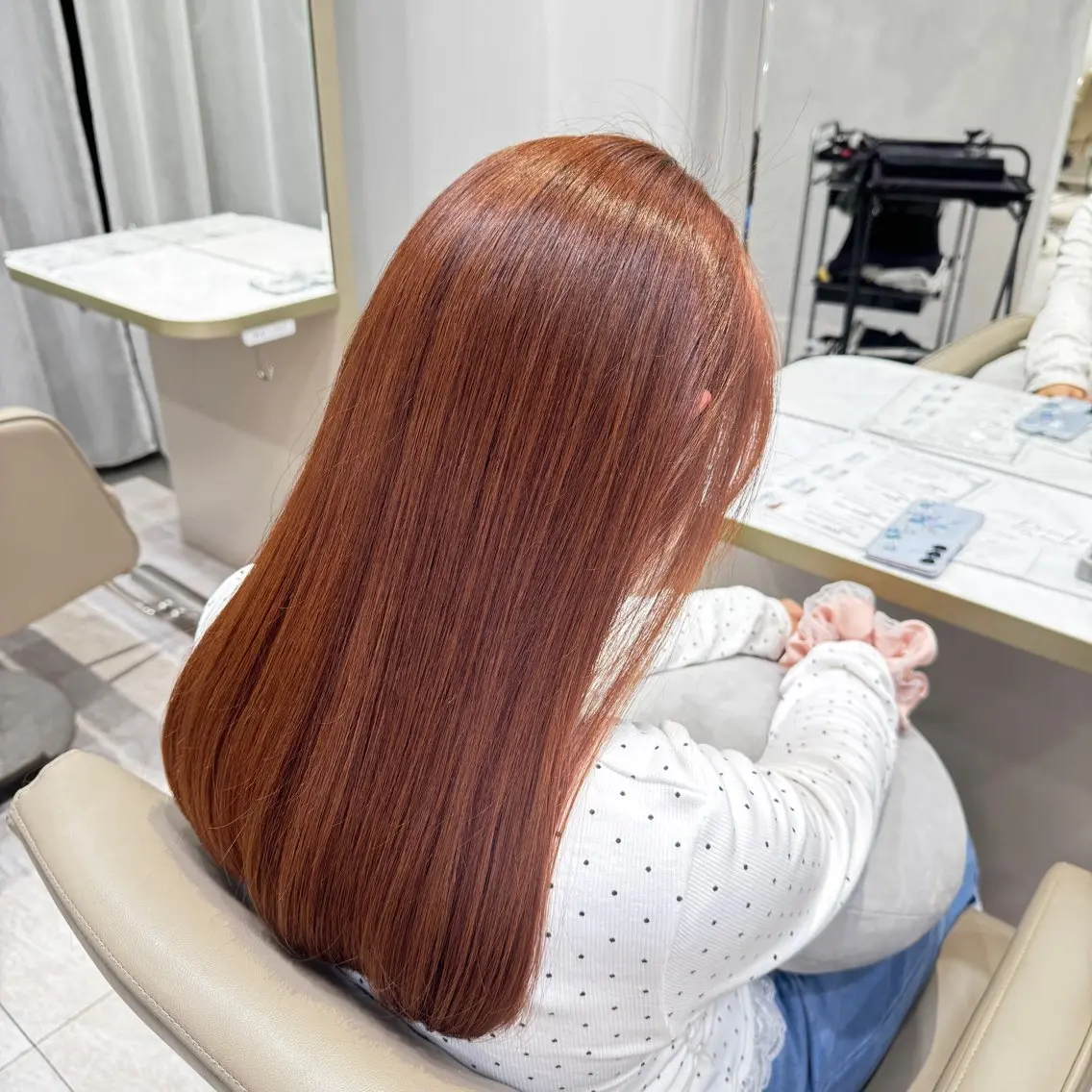 セミロング カラー ヘアカラー Agnos TAKEMURAのヘアスタイル