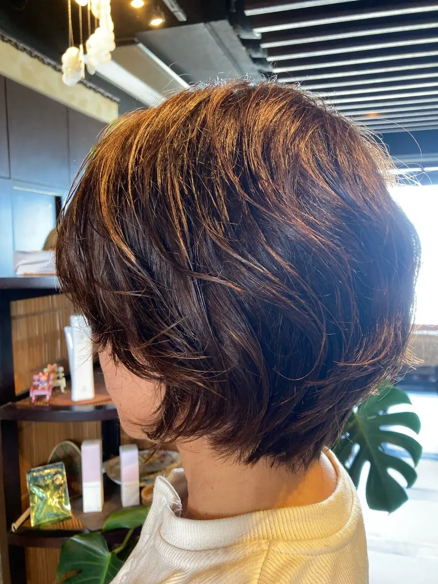 ショート カット ヘアカラー 🌙パーマ 照井🌙のヘアスタイル