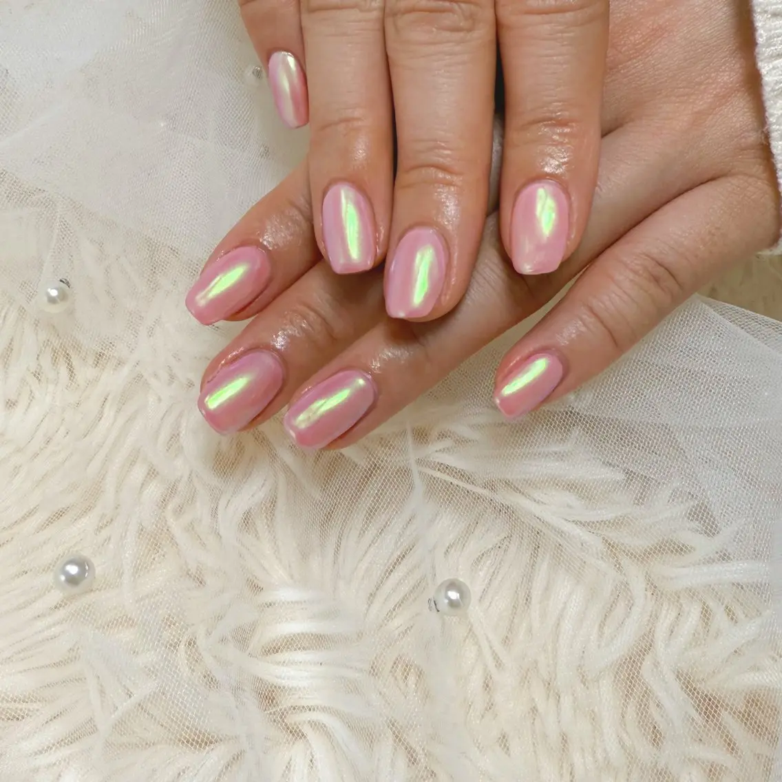 ネイル オーロラネイル aya 🤍nailのネイルデザイン