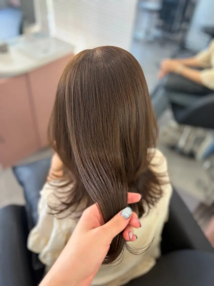 ミディアム カット ヘアカラー トリートメント THE ECT 🌸濱吉優希🌸のヘアスタイル