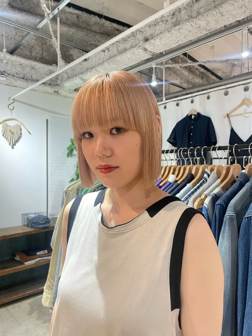 ショート カラー ヘアカラー ゆるふわガーリーst yle🩰yuukaのヘアスタイル