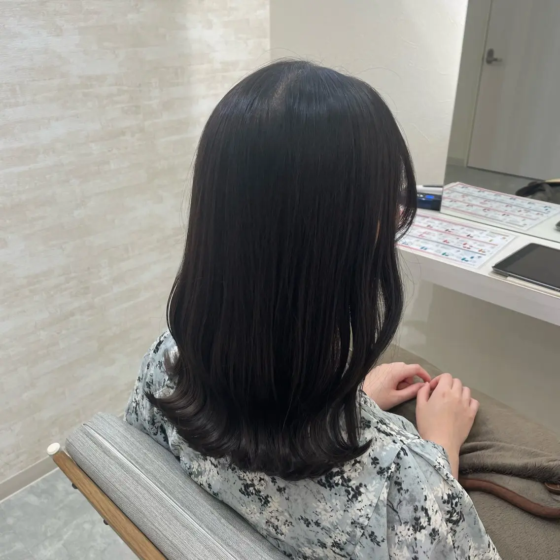 ミディアム カラー 髪質改善&ヘアケア /菊池琉那のヘアスタイル