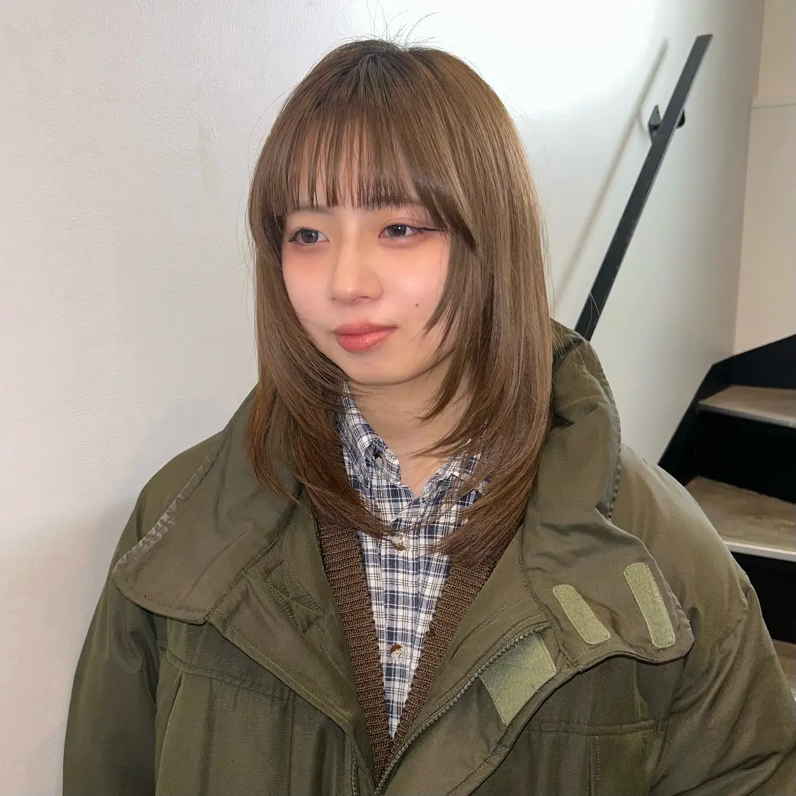 セミロング カット ひな🐥ハイトーン/ レイヤー✨のヘアスタイル
