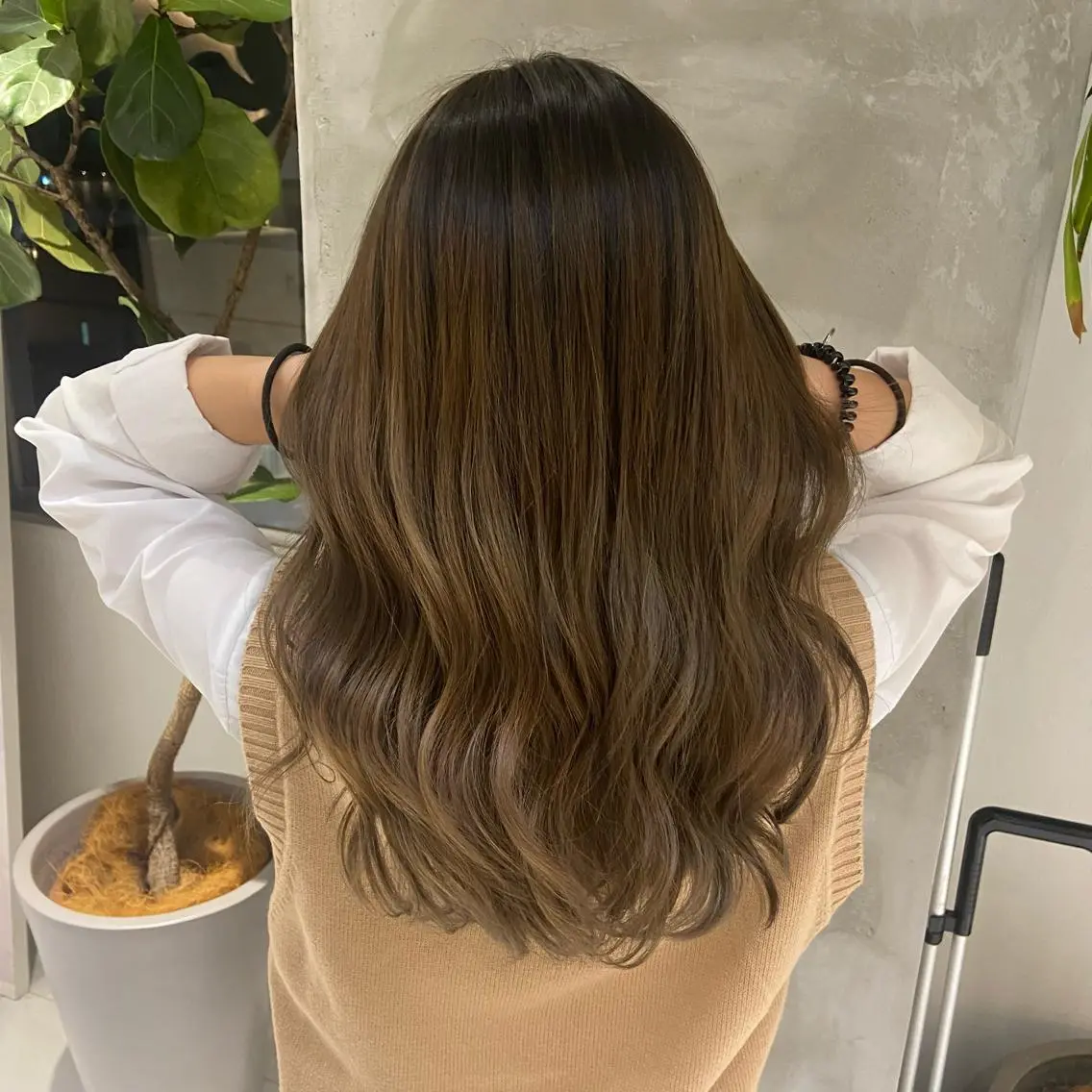ロング カラー バレイヤージュ レイヤーカット APOLLO♡ ＭＩＯのヘアスタイル