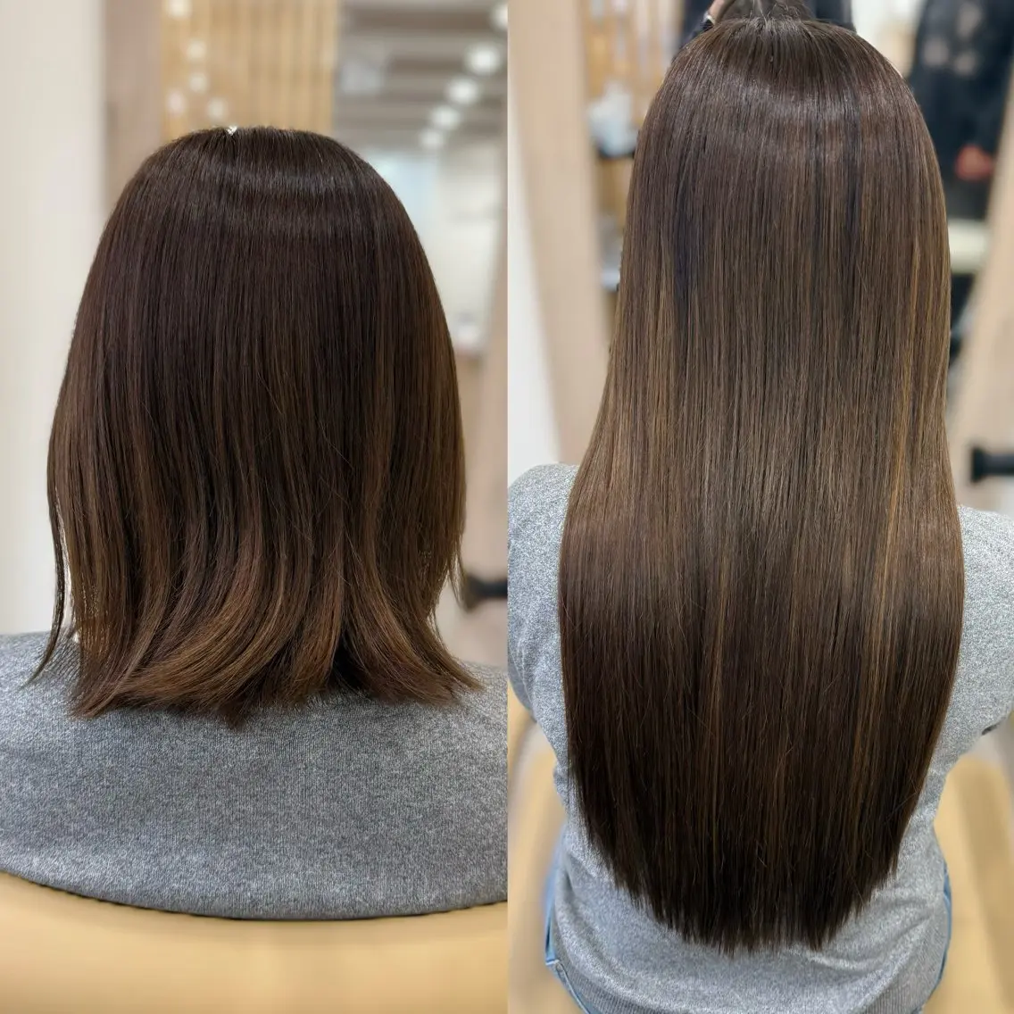 ロング エクステ エクステ＆カラー専門 羽エクステ　新大久保のヘアスタイル