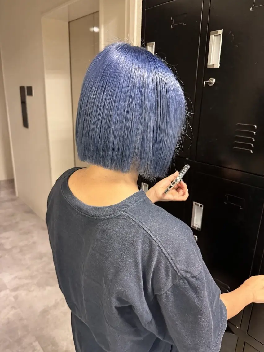 ショート ヘアカラー Maisonレイヤー ハッシュカット/三宮のヘアスタイル